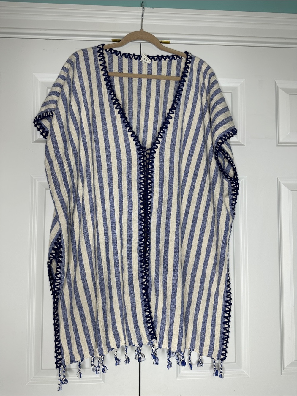 Anatolico Turkish Cotton Caftan One Size Fits All - Picture 3 of 8